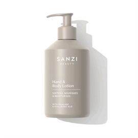 Sanzi Beauty Hand & Body Wash flaske hos parfumerihamoghende.dk 